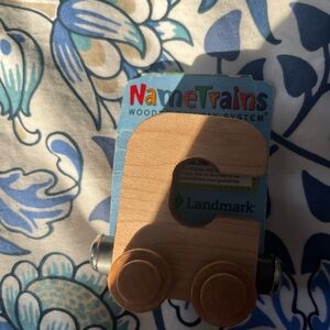 New Maple Landmark letter Wooden Toy train car letter “C”.